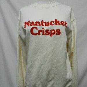 Okaicos Nantucket Crisps knit Sweatshirt Top pullover crew Size Sz Small Sm S